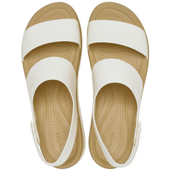 Crocs Brooklyn Low Wedge Matte Wrap Sandals